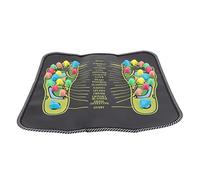 Blaihild Foot Massage Mat, Reflexology Acupressure Pain Relief Foldable Design, with Removable Plastic Blocks, for All Ages Home Use (35 * 35cm)