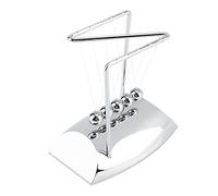 Blaihild Frame Newton Cradle, Solid Pendulum Physics Toy, Demonstrates Momentum and Energy Conservation for Science Enthusiasts and Educators