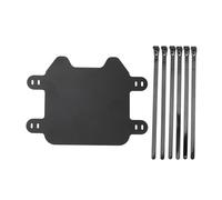 Blaihild Front Number Plate for Surron Light Bee X, ABS Matte Black Electric Bike License Plate, 6 Cable Ties Included, for E-Moto Off Road Trail Riding Personalization