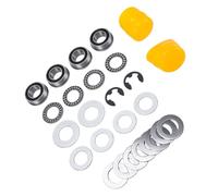 Blaihild Front Wheel Bearing Kit Replacement for M123811, AM127304, M143338, 9040H with 4 3/4 Bearings and Washers for L100 L105 L108 L110 L120 L130 D100 D120 STX30 STX38 LX172 LX173