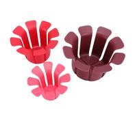 Blaihild Fruit Slicing Aid 3 Sizes PP TPE for Uniform Wedges, Cuts Apples Potatoes Tomatoes Into 8 Even Pieces in One Motion, for Salads Baking Snacks Lunch Box