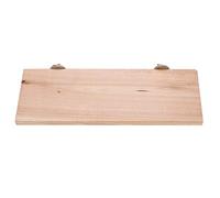 Blaihild Hamster Platform Rectangle, Natural Wood, Durable and Attractive Pet Pedal Board for Small Animals 12.2x4.5in, Ideal for Hamsters, Chinchillas, Mice