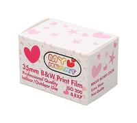 Blaihild HD Camera Black and White Negative Film, Medium Contrast 35mm Fine Grain ISO 200 for 135 Cameras, Ideal for Black and White Photography (8 Sheet)