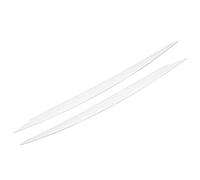 Blaihild Headlight Eyebrow Trim Cover for 7 GTI 2013-2018, ABS (White) | Front Lamp Eyelids Pair, Black ABS Plastic, Mud Scratch Protection, Aerodynamic Deflector, Adhesive Stick-On, Driver