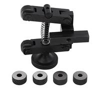Blaihild Knurling Tool Holder for Mini Lathe CR15 Wheels 45 Carbon Steel, Screw Pressure Reduces Spindle Bearing Strain, Includes 2 Wheels + 4 Spare for Metal Working Hobbyists