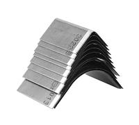 Blaihild Leather Corner Edge Trimmer Tool 10 Pack V Shape Wing Knife for Wallet Belt Crafting, 4mm 6mm 8mm Cutter Heads, Smooth Beveling for Leathercraft Beginners Professionals