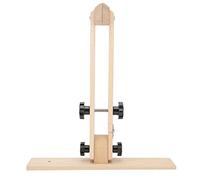 Blaihild Leather Stitching Pony, Beech Material, Adjustable Clamp for Hand Stitching Leather with Large Eye for Leatherworking Enthusiasts