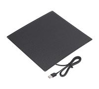 Blaihild LED Display Screen 64x64 Resolution 256 Colors - Wireless USB Powered Digital Signage for Trade Shows Retail Stores with Bluetooth App Control 9.8x9.8 Inch Compact
