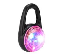 Blaihild LED Dog Pendant Light for Collar Pet Safety Light with 3 Flashing Modes Resin for Outdoor Night Walking Running Hiking (Rosy)