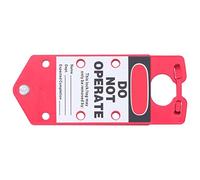 Blaihild Lockout Hasp, Aluminum Oxide Anti Repeatable Writing Label, Point Controlled Splicing Design, with 360 Degree Rotation, for Industry Oil Gas Power Nuclear Logistics Machine