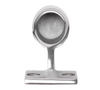 Blaihild Marine 60 Degree Front Stanchion 316 Stainless Steel Handrail Fitting for 22mm Pipe Mirror Polished, Salt Spray Tested for Boat Bow Cabin Top Deck and Side Rail