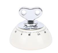 Blaihild Mechanical Countdown Timer 55 Minute with Strong Magnetic Base No Batteries Required - Retro ABS Kitchen Timer for Cooking Baking Reading Homework RV Life (Cream Color)