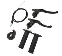 Blaihild Motorcycle Brake Clutch Lever Kit 7/8 22mm Handlebar Folding Brake Lever Clutch Handle Throttle Cable for XR80 CRF80 XR100 CRF100 Dirt Mini Bike Baja MB165 MB200 Aluminum