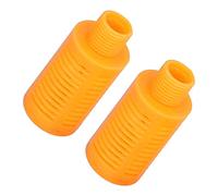 Blaihild Pneumatic Muffler Plastic PBT Threaded Set 25 Pcs 1/8 1/4 3/8 /2 NPT for Air Compressor Exhaust Valve Cylinder, Noise Reduction to .0MPa, for Quiet Workshop Automated (#3)