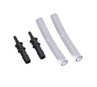 Blaihild Pressure Gauge Manometer Tube Fitting 4 Pack ABS Plastic 1 4 Inch NPT Thread High Pressure Resistant Secure Seal for Hydraulic Air Water Oil Lines Erosion Proof