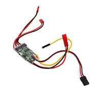 Blaihild RC Brushed ESC, Bidirectional 2s 3s Lipo 5A Speed Controller with Splashproof Dust Proof Design, for RC Model Boats Tanks 130 180 Brushed Motor Replacement Upgrade