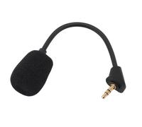Blaihild Replacement Game Microphone 3.5mm Removable Noise Canceling Mic for Cloud Pro Headset, 2.2kΩ Impedance Flexible Arm 360 Rotation for Gaming Communication