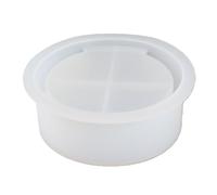 Blaihild Resin Coaster Molds 5 Pack Soft Silicone 3.5x3.5 Inch Round Casting Molds Easy Release No Sanding Required for Home Decor Craft Projects Professional Glossy Finish DIY