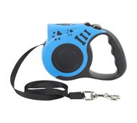 Blaihild Retractable Dog Leash with LED Light 16.4ft Nylon Tape One Button Brake for Night Walking, 99lb Pulling Force, Large Medium Small Dogs, 5M Illumination Safety for Outdoor Jogging