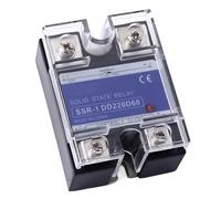 Blaihild Single Phase Solid State Relay 3-32VDC Input 5-220VDC Load Compact SSR for Industrial Automation, 20ms Response, Noise Free Switching for HVAC Control System (60A)