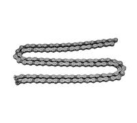 Blaihild Single Speed Bicycle Chain 106 Links Hollow Out Design Steel, Anti Rust Coating Gray, Lightweight Fixie Track Bike Chain for Fixed Gear Commuting Easy Assembly