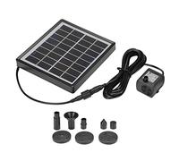 Blaihild Solar Fountain Pump 2W Brushless Motor High Water Column for Bird Bath Small Pond - Energy Efficient Solar with Fast Startup Reliable Performance on Cloudy Days