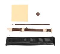 Blaihild Soprano Recorder 8 Hole ABS Resin Material, Precise Intonation Smooth Clear Sound, Removable 3-Part Easy Clean, with Case Cleaning Rod for Beginners Home Practice (Coffee)