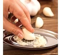 Blaihild Stainless Steel Ginger Grater, Versatile Ginger Tool with Garlic Masher and Zester for Cheese, Great for Sushi and Sashimi Enthusiasts (Silver_2)