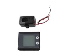 Blaihild STN Display Digital Panel Meter 80V-260V 0-100A for Measuring AC Voltage Current, Overload Alarm with Power Reset for Home Energy Management Solar Power Monitoring
