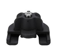 Blaihild Trailer Hitch Lock 2 Inch Stainless Steel Black Powder Coated - Theft Resistant Coupler Lock for Boat Rv and Construction Sites