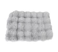Blaihild Warm Plush Cat Sleeping Mat Bubble Plush for Cold Weather Fluffy Dog Bed Mat Indoor Outdoor Use Thickened Soft Pet Crate Pad for Small Dogs Cats Winter Rest (S)