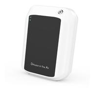 Blaihild Waterless Essential Oil Diffuser App Controlled Quiet Operation Below 30dB for Hotel Spa Reception Areas, Continuous Fragrance Up to 100 Days for Rooms Up to 300 m³ (Black and White)