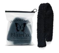 Blair Co. - French Braid Heatless Curler | Heatless Hair Curler for Side Sleepers | Heatless Curls for Short Hair | Curl Separator Headband for Overnight Curls | No Heat Styling | Black
