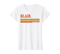 Blair Retro Personalized First Name Vintage Stripes Value Graphic T-Shirt