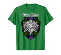 Blair Scottish Clan Tartan Lion Sword Crest T-Shirt, Men, Kelly Green, Medium