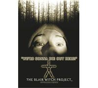 BLAIR WITCH PROJECT flag, post flag ‘We’re gonna die out here’.