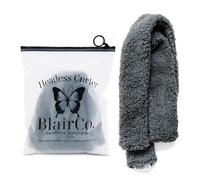 BlairCo. Dark Gray Unicorn French Braid Heatless Hair Curler: No Heat Curling Headband with Separator for Side Sleepers. Soft Overnight Curlers for Short to Medium Hair