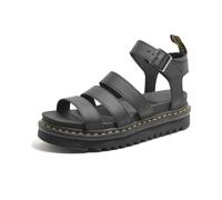 Dr. Martens Women's Sandals Blaire 3-Strap Black UK 6 (EU 39)
