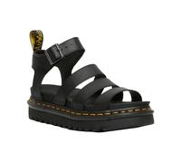Blaire Hydro Leather Platform Strap Sandals - female - Dr. Martens - Flat Sandals - Black - 6 UK - Shoes 6 UK