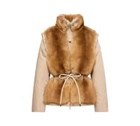 Blaireau 2-in-1 Shearling Down Jacket - female - Moncler - Winter Jackets - Brown - S - Jackets S