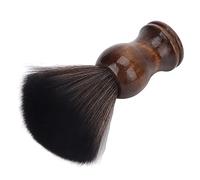 Blaireau de rasage, brosse à poussière de cou ergonomique élégante pour la peau pour salon de coiffure à domicile