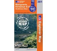 Blairgowrie, Kirriemuir and Glamis: No. 381 (OS Explorer Map Active)