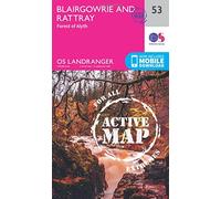 Landranger Active 53 Blairgowrie & Forest of Alyth Map With Digital Version One Size