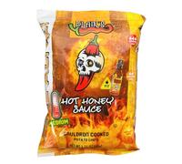Blair's Hot Honey Sauce Potato Chips 50g Bag | Artisan Kettle-Cooked Crisps with Blair’s Original Death Sauce |Medium Heat - Pack Of 10