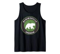 Blairsville Georgia Outdoors GA Bear Mountains Badge Tank Top