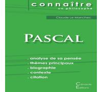 Blaise Pascal Comprendre Pascal (analyse complète de sa pensée) Paperback Book Blaise Pascal Multicolor