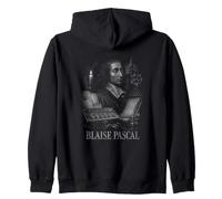 Blaise Pascal Mathematics Philosophy Scholar Zip Hoodie