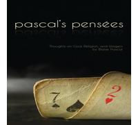 Blaise Pascal Pensees: Pascal's Thoughts on God, Religion, & Wagers Hardcover Book Blaise Pascal Multicolor