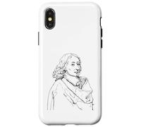 Blaise Pascal Portrait Math Physics Teacher Case for iPhone X/XS