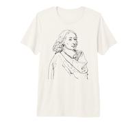 Blaise Pascal Portrait Math Physics Teacher Premium T-Shirt